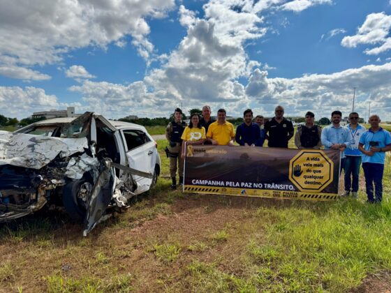 Secretaria Municipal de Saúde lança a Campanha Pela Paz no Trânsito durante o Maio Amarelo
